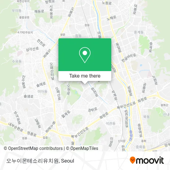 오누이몬테소리유치원 map