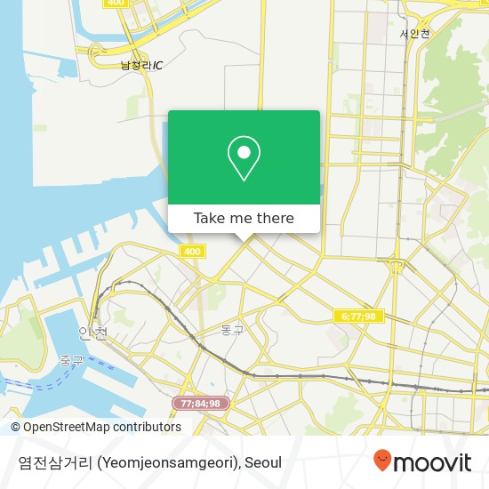 염전삼거리 (Yeomjeonsamgeori) map