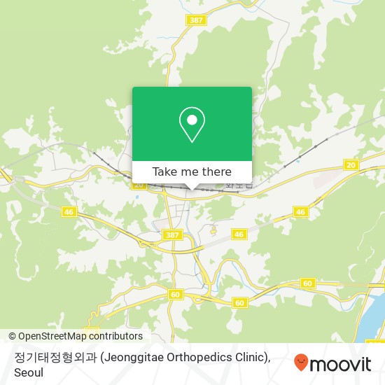 정기태정형외과 (Jeonggitae Orthopedics Clinic) map