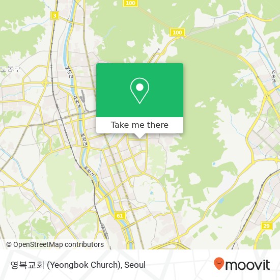 영복교회 (Yeongbok Church) map