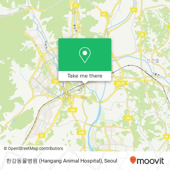 한강동물병원 (Hangang Animal Hospital) map