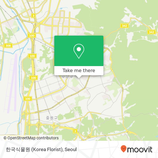 한국식물원 (Korea Florist) map