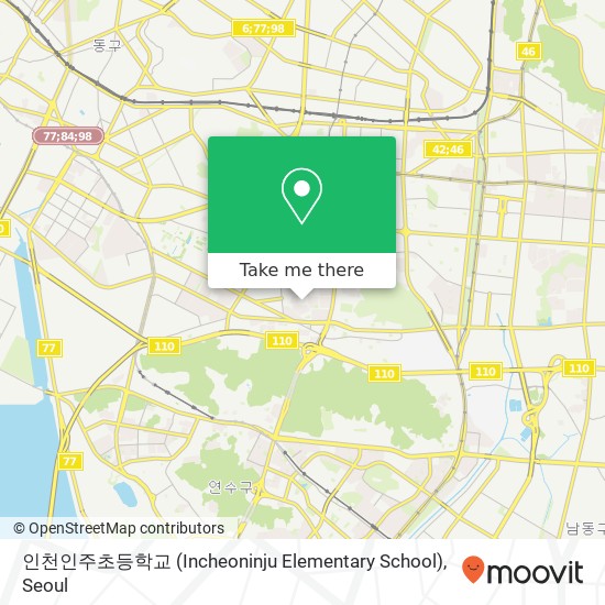 인천인주초등학교 (Incheoninju Elementary School) map