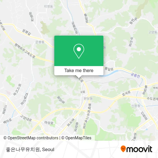 좋은나무유치원 map