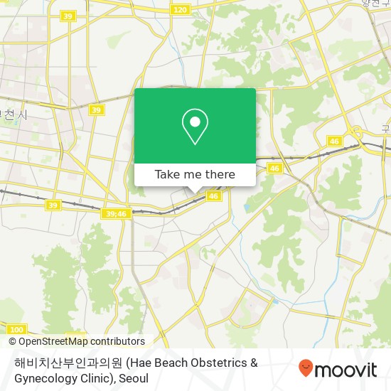 해비치산부인과의원 (Hae Beach Obstetrics & Gynecology Clinic) map