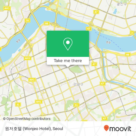 원저호텔 (Wonjeo Hotel) map