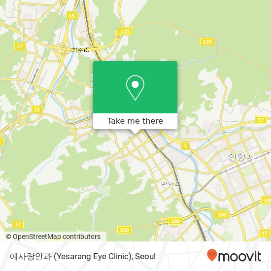 예사랑안과 (Yesarang Eye Clinic) map
