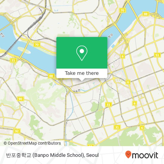 반포중학교 (Banpo Middle School) map