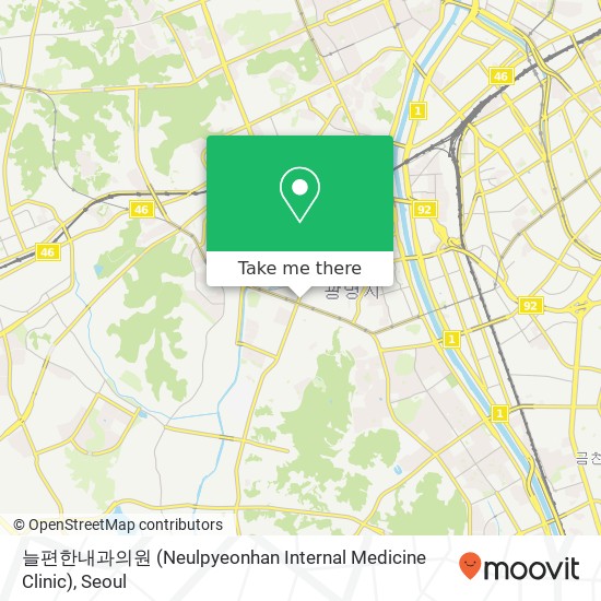 늘편한내과의원 (Neulpyeonhan Internal Medicine Clinic) map