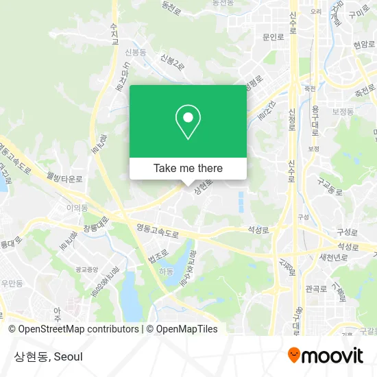 상현동 map