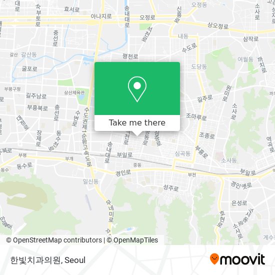 한빛치과의원 map