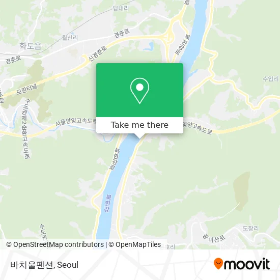 바치울펜션 map