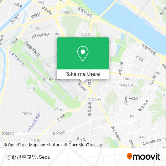 공항천주교앞 map