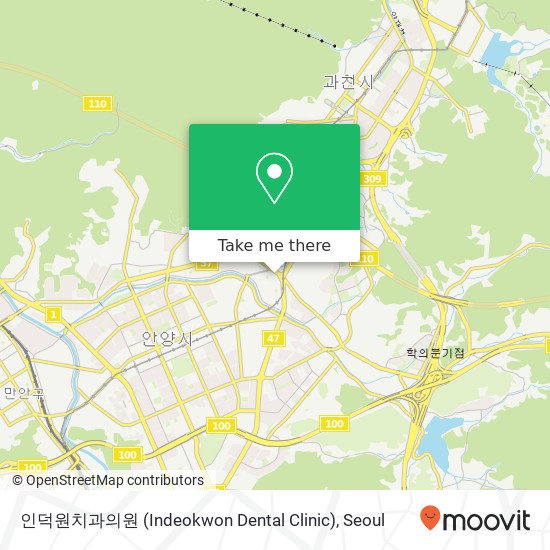 인덕원치과의원 (Indeokwon Dental Clinic) map