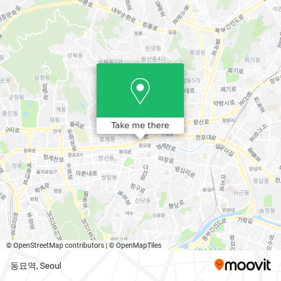 동묘역 map