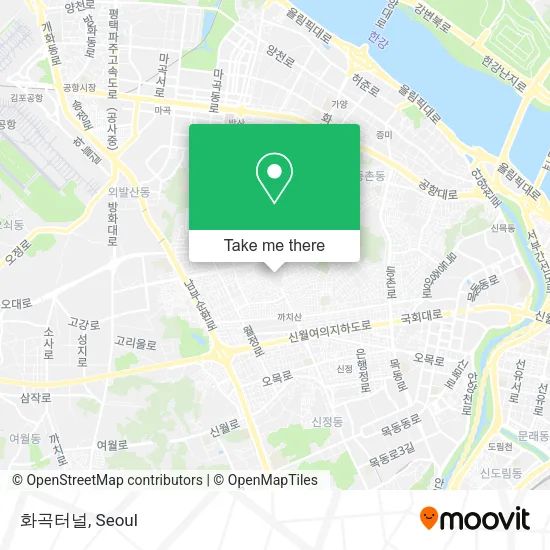 화곡터널 map