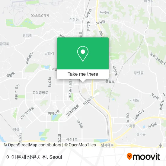 아이온세상유치원 map