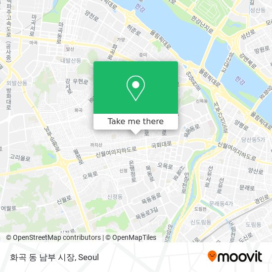 화곡 동 남부 시장 map