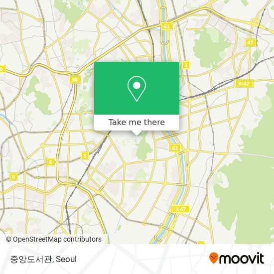 중앙도서관 map