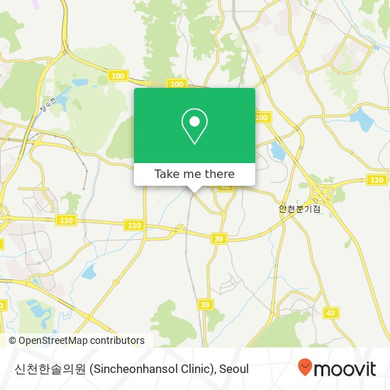 신천한솔의원 (Sincheonhansol Clinic) map