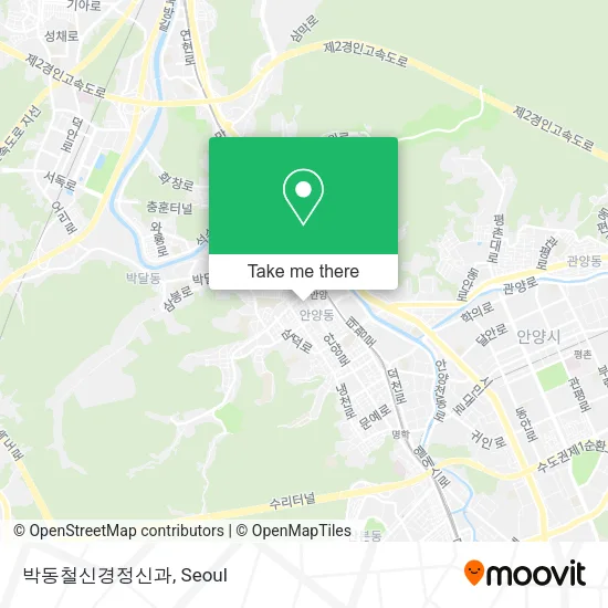 박동철신경정신과 map