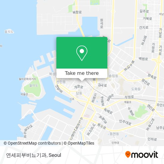 연세피부비뇨기과 map
