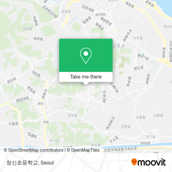창신초등학교 map