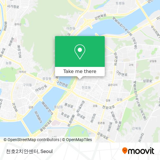 천호2치안센터 map