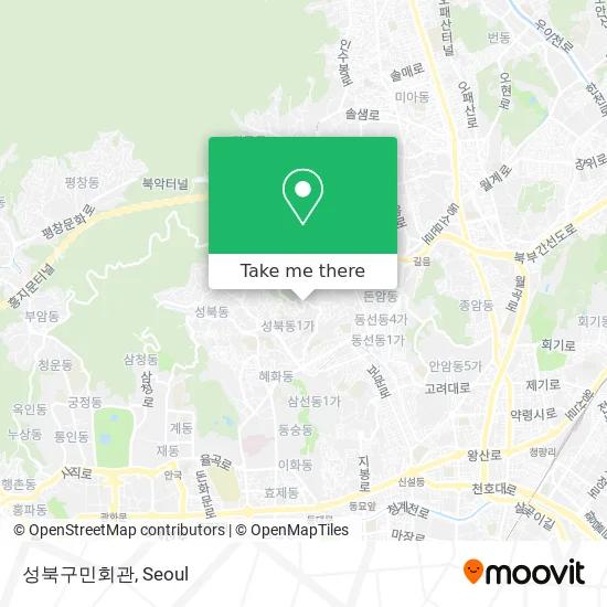 성북구민회관 map
