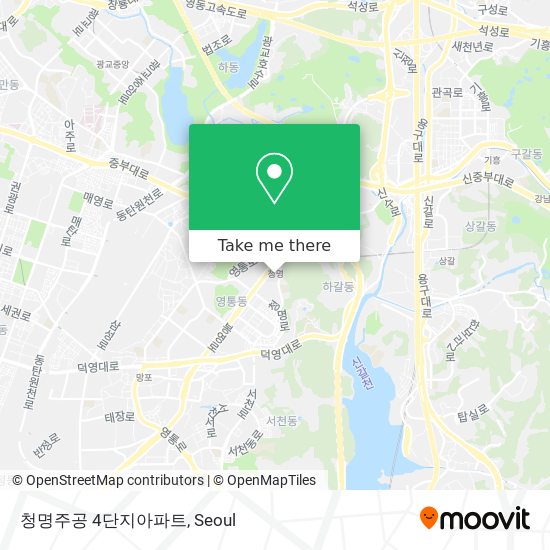청명주공 4단지아파트 map