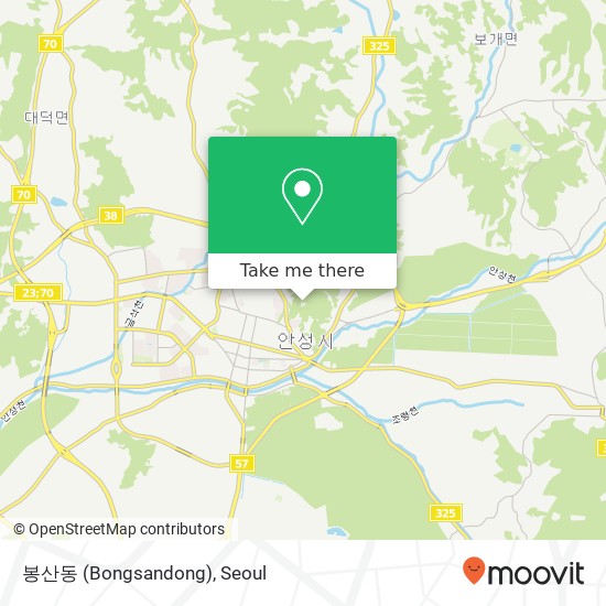 봉산동 (Bongsandong) map