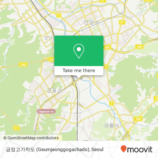금정고가차도 (Geumjeonggogachado) map
