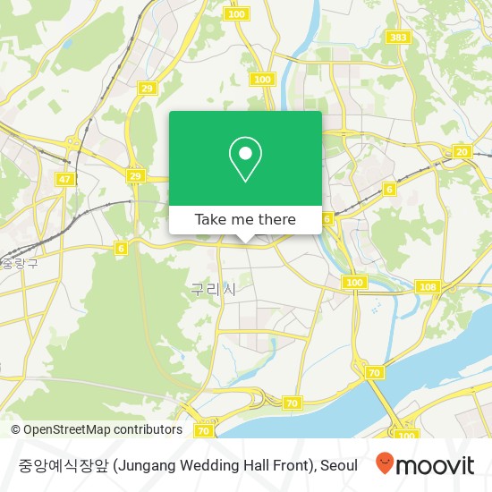 중앙예식장앞 (Jungang Wedding Hall Front) map