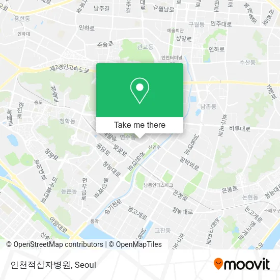 인천적십자병원 map