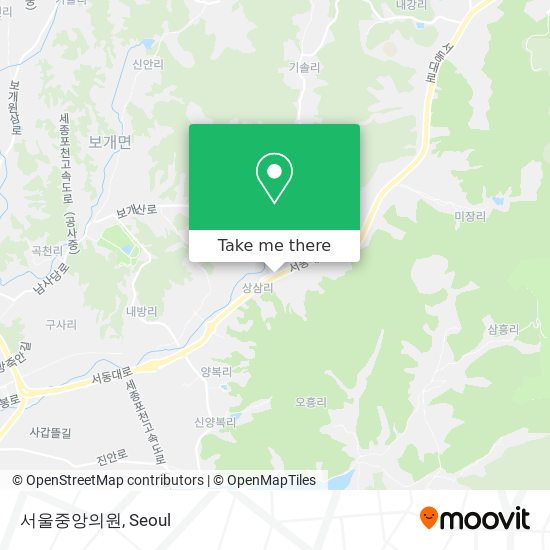 서울중앙의원 map
