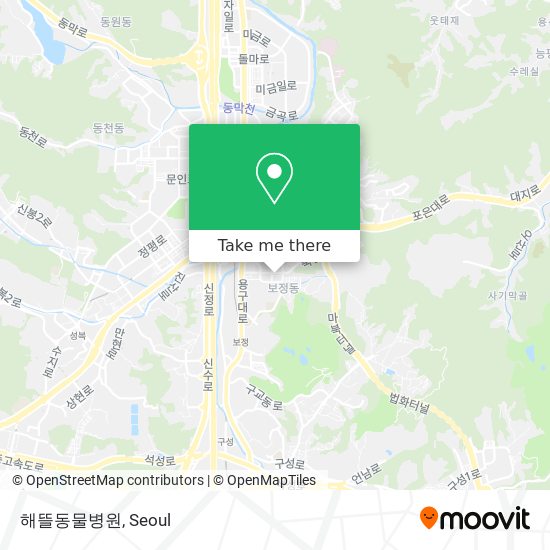 해뜰동물병원 map