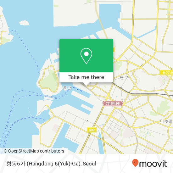 항동6가 (Hangdong 6(Yuk)-Ga) map
