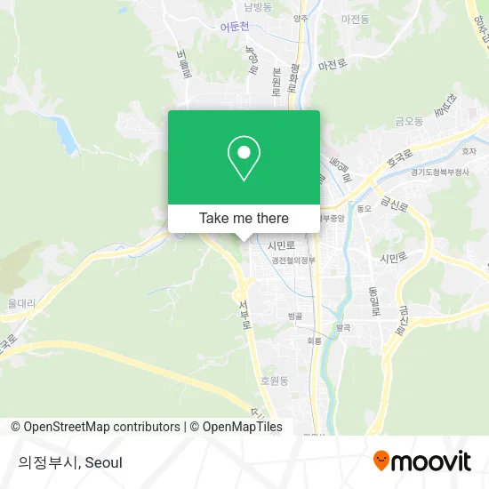 의정부시 map