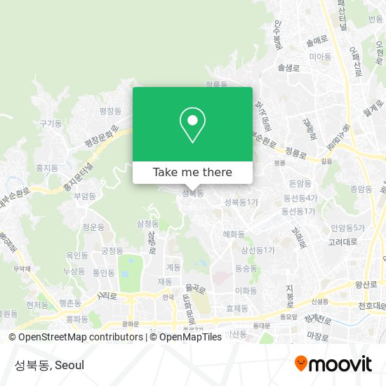 성북동 map