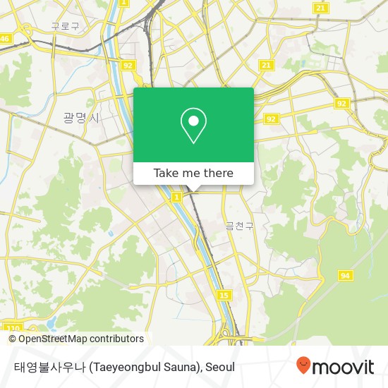 태영불사우나 (Taeyeongbul Sauna) map