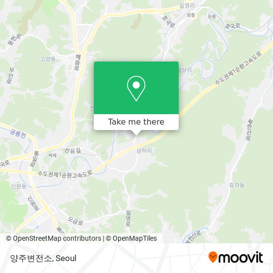 양주변전소 map