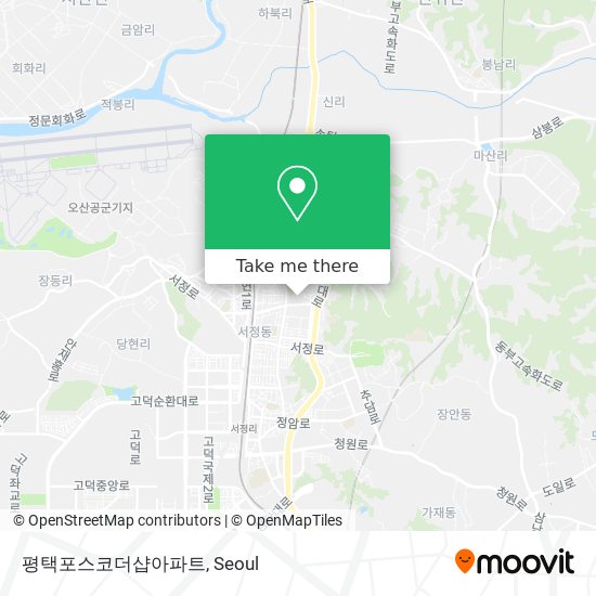 평택포스코더샵아파트 map