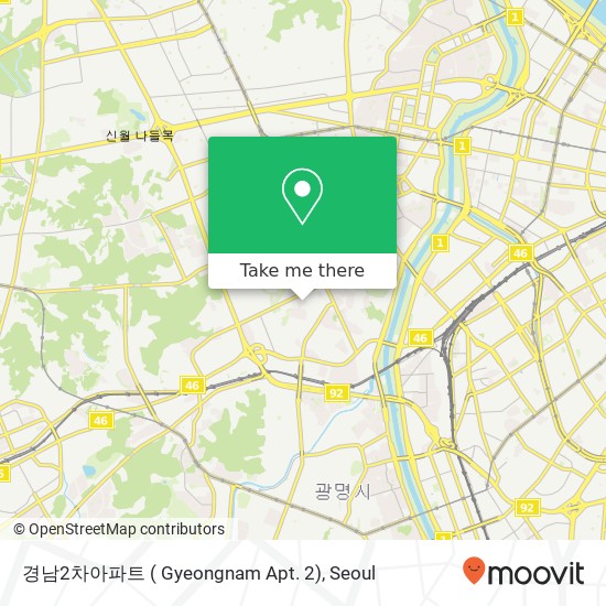경남2차아파트 ( Gyeongnam Apt. 2) map