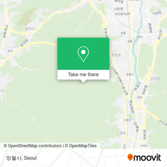 망월사 map