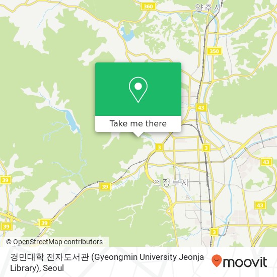 경민대학 전자도서관 (Gyeongmin University Jeonja Library) map