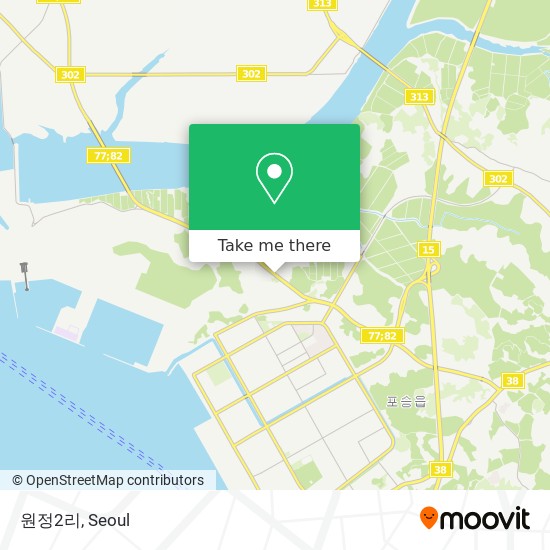 원정2리 map