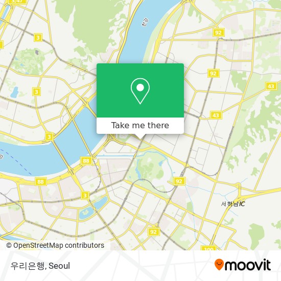 우리은행 map