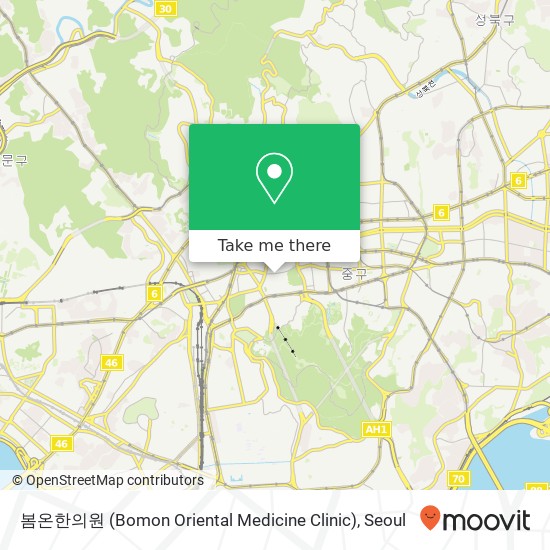 봄온한의원 (Bomon Oriental Medicine Clinic) map