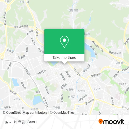실내 체육관 map