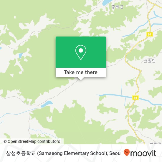삼성초등학교 (Samseong Elementary School) map
